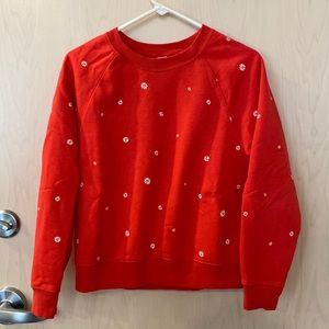 Old navy floral sweatshirt